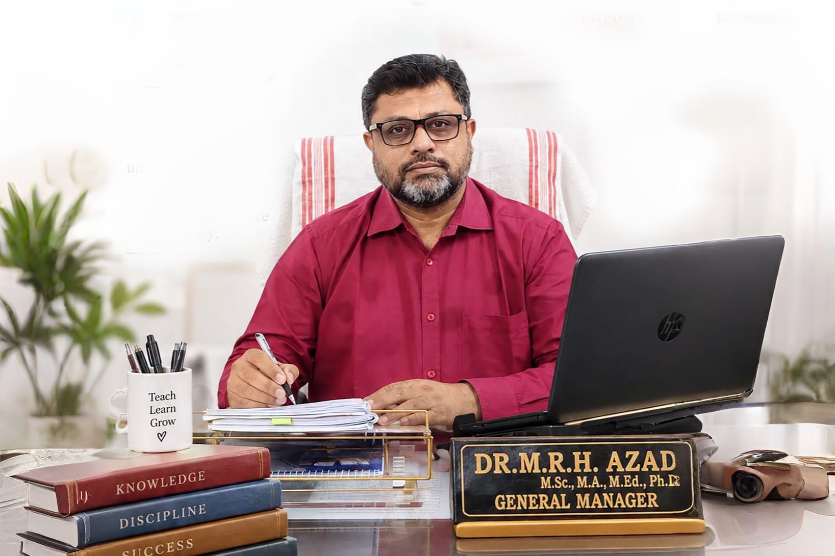 DR. MRH AZAD, GENERAL MANAGER OF AJMAL FOUNDATION